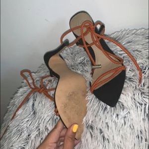 Miss guided rope pointed heels